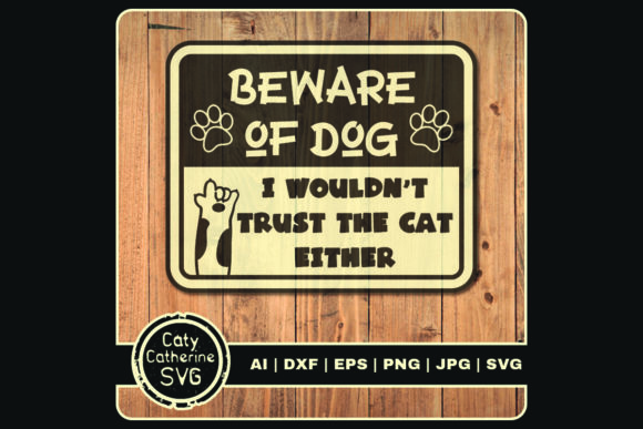 Beware Of Dog Graphics For Crafts