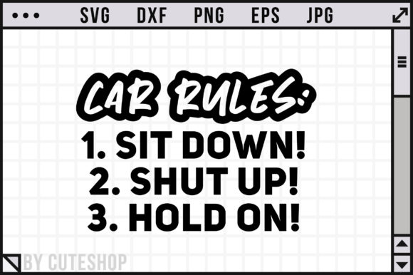 Car Rules SVG