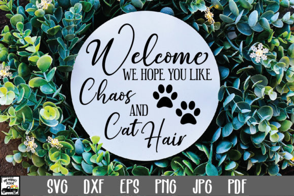 Chaos and Cat Hair SVG File