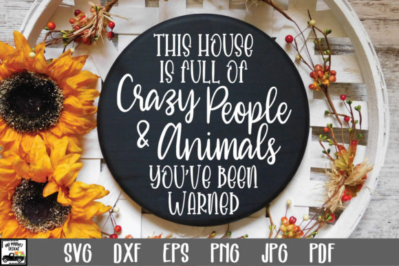 Crazy People and Animals SVG for Crafts and Graphics