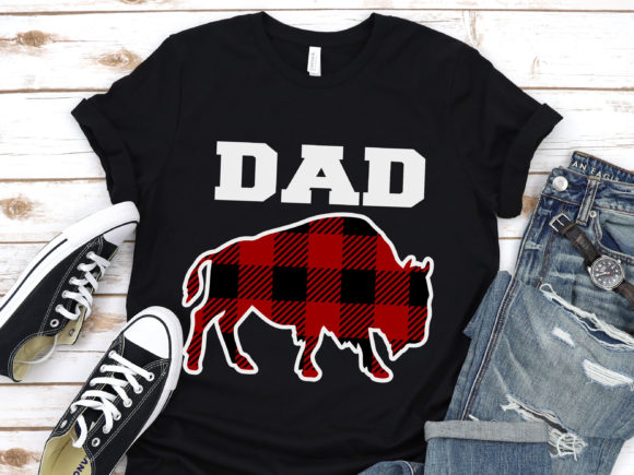Dad Bison Funny Christmas Dad