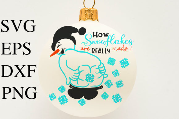 Funny Snowman Graphic for Crafts and Graphics