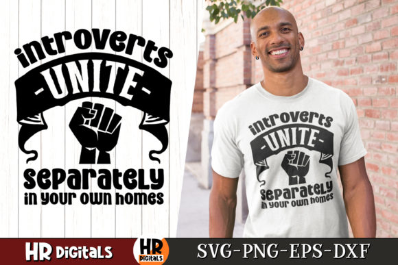 Introverts Unite Graphic for Crafts