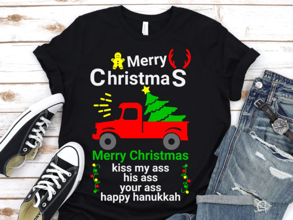 Merry Christmas Hanukkah Graphics for Crafts and Blogs
