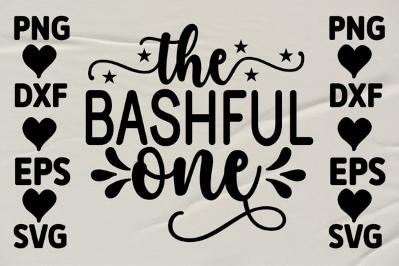 The Bashful One: A Graphic for Crafts and Creativity